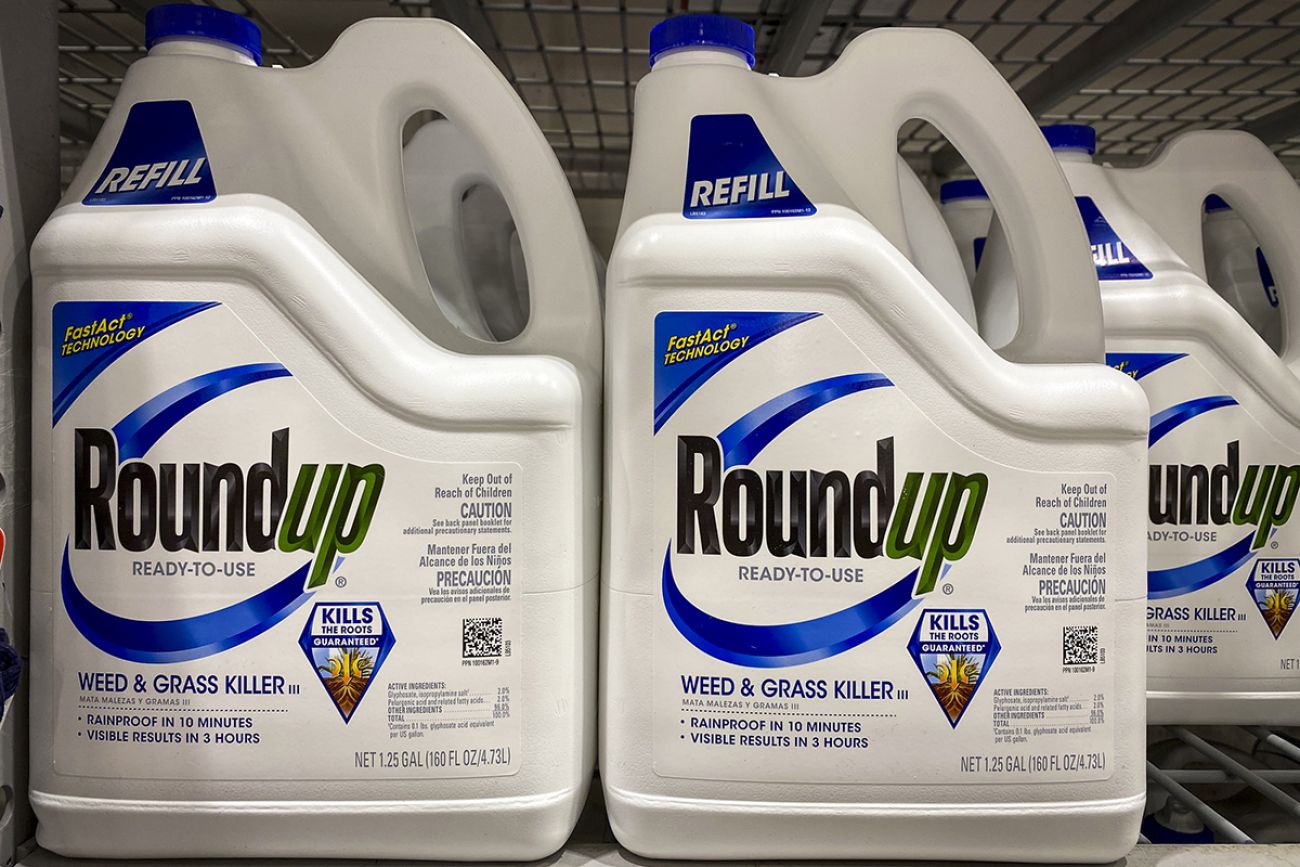 Roundup on a shelf. 