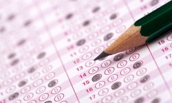 optical form of an examination with pencil