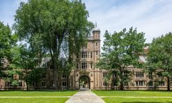 The University of Michigan building 