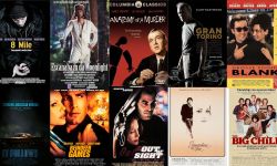 A collage of 10 different movie posters